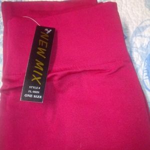 New mix leggings one size fits all , color red